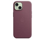 Apple Custodia MagSafe in tessuto Finewoven per iPhone 15 - Gelso
