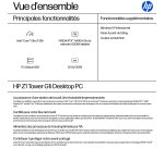 HP Z1 Tower G1i Intel Core Ultra 7 265 32 Go DDR5-SDRAM 1 To SSD NVIDIA RTX A400 Windows 11 Pro Station de travail AI Workstation, AI PC Noir