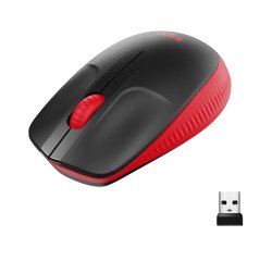 Logitech M190 - Maus - Rot