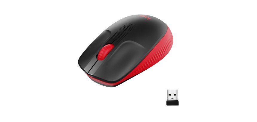 Logitech M190 - Maus - Rot
