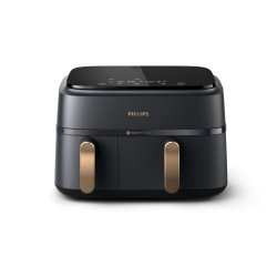 Friteuse sans huile Philips NA352/04 Airfryer 9L noir double panier Accessoires inclus