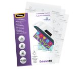 Pochettes de plastification Fellowes A4 - 2 x 80 µ - Brillant - Boîte de 25