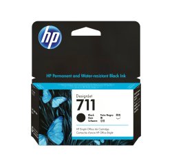 HP 711 38-ml Black DesignJet Ink Cartridge