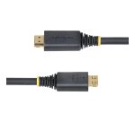 StarTech.com Câble HDMI Haute Vitesse de 5 m avec Connecteurs à Verrouillage, 4K 60 Hz/1440p 144 Hz, HDR10/HDCP 2.2/ARC, 18 Gbps, Câble UHD HDMI pour Téléviseur/Moniteur/Écran, Gaine TPE