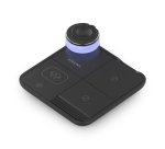 AISENS Cargador Inalambrico USB-C 4 en 1 De 15W Para Movil, Apple Watch, Auriculares Con Estuche De Carga, Negro