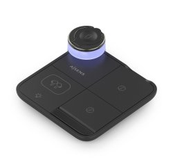 AISENS Cargador Inalambrico USB-C 4 en 1 De 15W Para Movil, Apple Watch, Auriculares Con Estuche De Carga, Negro