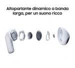 Samsung Galaxy Buds4, Black, Corpo in metallo, Altoparlante a 1 via, equalizzatore adattivo, Chiamate cristalline, Audio a 360°, ANC, Controllo adattivo del rumore Connessione senza interruzioni e One UI, Galaxy AI pronto ai comandi vocali