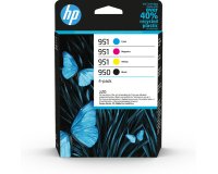 HP Confezione da 4 cartucce di inchiostro originali 950/951, nero, ciano, magenta, giallo