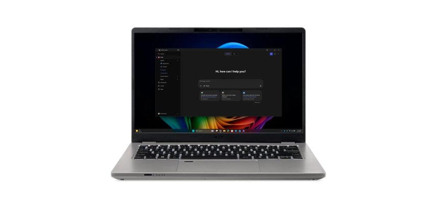 Acer TravelMate P4 TMP414-56-TCO-51LR Copilot+ PC Intel Core Ultra 5 325 Ordinateur portable 35,6 cm (14") WUXGA 16 Go DDR5-SDRAM 512 Go SSD Wi-Fi 7 (802.11be) Windows 11 Pro Gris Français