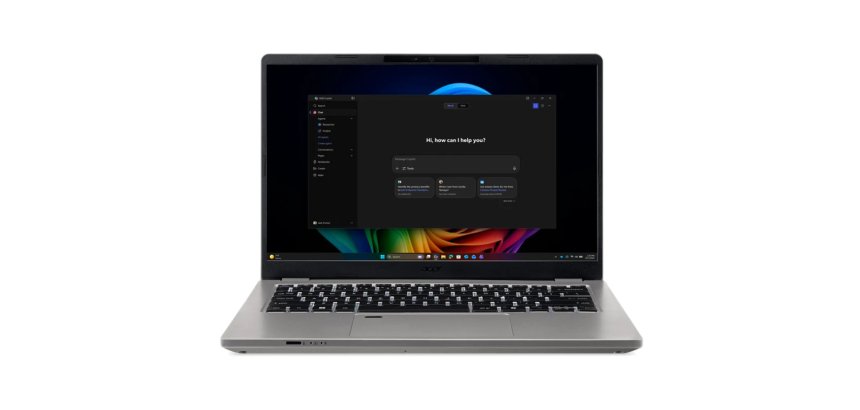Acer TravelMate P4 TMP414-56-TCO-51LR Copilot+ PC Intel Core Ultra 5 325 Ordinateur portable 35,6 cm (14") WUXGA 16 Go DDR5-SDRAM 512 Go SSD Wi-Fi 7 (802.11be) Windows 11 Pro Gris Français