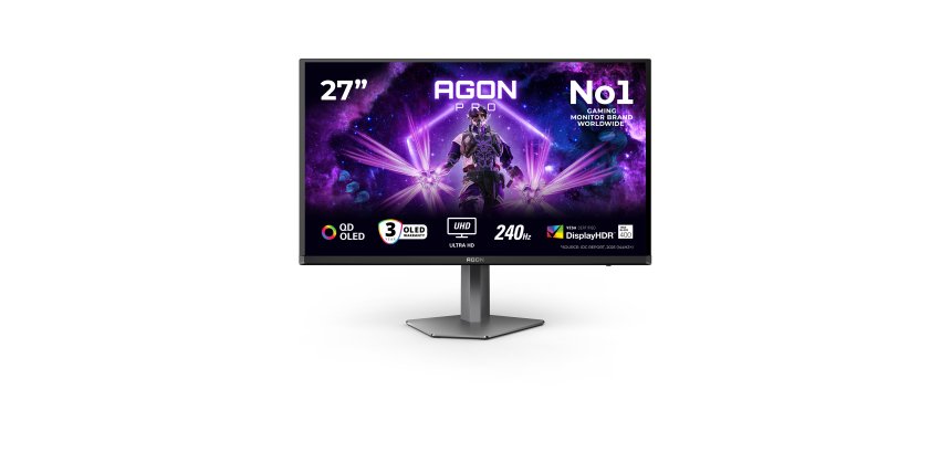 AOC G2 AG276UZD computer monitor 67.3 cm (26.5") 3840 x 2160 pixels 4K Ultra HD OLED Black