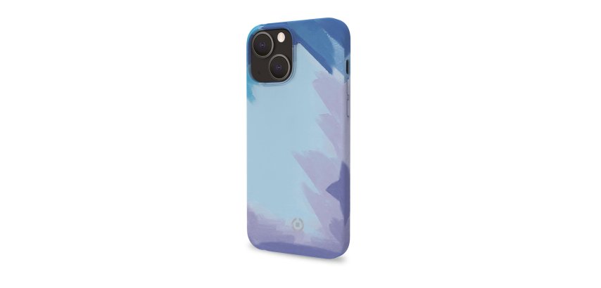 Celly WATERCOLOR iPhone 13 custodia per cellulare 15,5 cm (6.1") Cover Blu