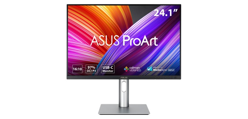 ASUS ProArt PA248CRV pantalla para PC 61,2 cm (24.1") 1920 x 1200 Pixeles WUXGA LCD Negro, Plata