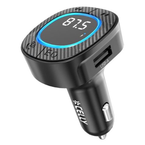 Celly CARTRASMITTERBK trasmettitore FM 87,5 - 108 MHz Bluetooth/USB Nero