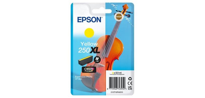 Epson Encre jaune individuelle Claria Photo HD Violon 250XL