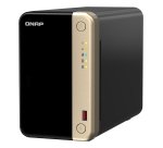 QNAP TS-264 NAS Tower Intel® Celeron® N5095 8 Go 0 To QNAP QTS Noir, Or