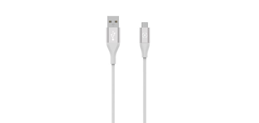 Celly USBMICROCOLORWH USB cable 1.5 m USB A Micro-USB A White