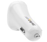 StarTech.com Chargeur de voiture USB à 2 ports - Haute puissance (24 W/4,8 A) - Blanc