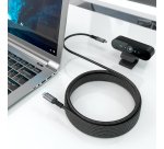 AISENS Cable USB 3.2 Gen1 Aluminio 5Gbps 4K@60Hz 3A 60W E-Mark, Tipo USB-C/M-USB-C/M, Negro, 10M