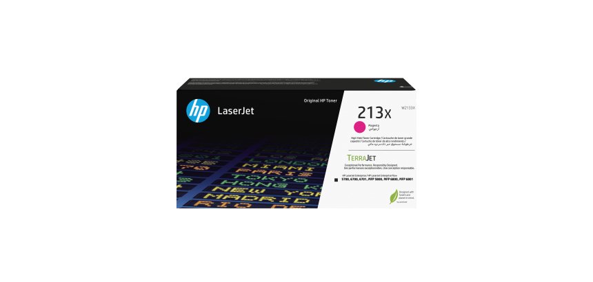 HP 213X Toner LaserJet authentique Grande capacité Magenta