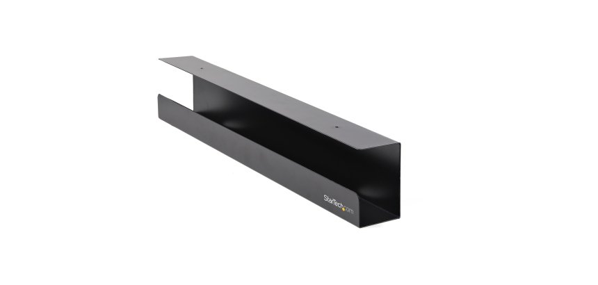 StarTech.com Canalina passacavi per scrivania - Cable management per scrivania per fili/cavi/strisce di alimentazione - Canalina coprifili 60cm x 7.6cm