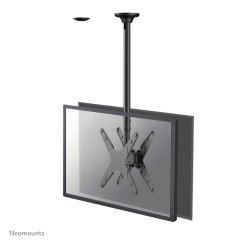 Neomounts FPMA-C340DBLACK Soporte de techo para doble monitor/TV 32-75" - alt. 106-156 cm