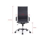 Equip Office Chair, Ribbed Upholstery, High-Back