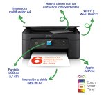 Equipo multifuncion epson expression home xp-3200 tinta 10 ppm bandeja 100 hojas escaner copiadora impresora