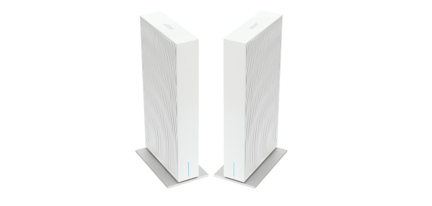 Acer Wave 7, wifi 7 Mesh Router, EU plug, dual pack Dual-band (2.4GHz + 5GHz or 2.4GHz + 6GHz) Wi-Fi 7 (802.11be) 4