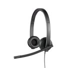 Logitech H570E Auricolare Cablato A Padiglione Ufficio USB tipo A Nero