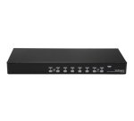 StarTech.com Kit de commutateur KVM USB à montage sur rack 1U 8 ports avec affichage à l'écran et câbles