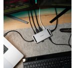Targus DOCK429GL docking station Wired USB4 Silver