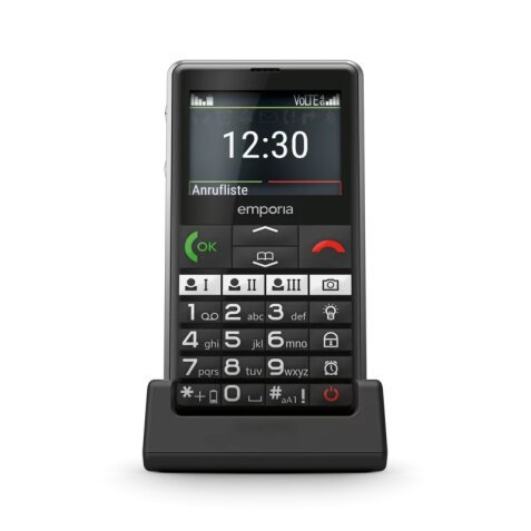 Emporia PURE-LTE 5,87 cm (2.31") 107 g Noir Téléphone pour seniors