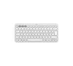 Logitech Pebble Keys 2 K380s tastiera Bluetooth (bianco)