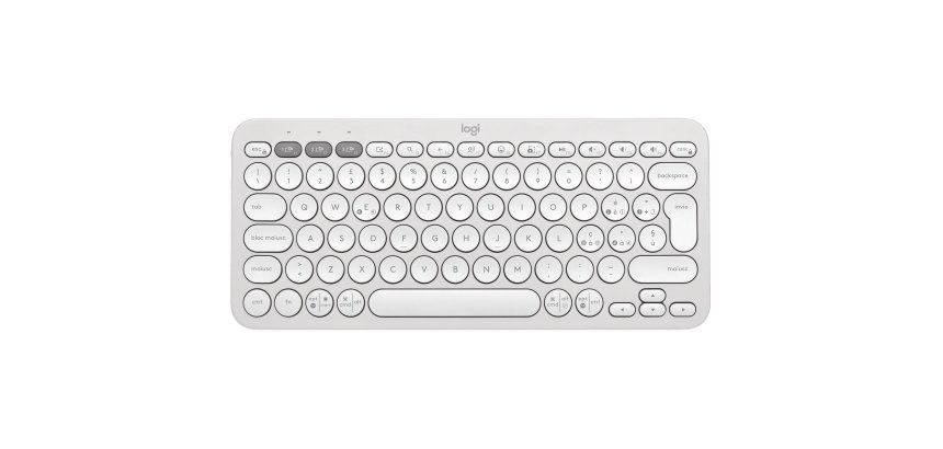 Logitech Pebble Keys 2 K380s tastiera Bluetooth (bianco)