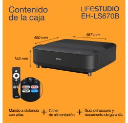 Epson Lifestudio Grand EH-LS670B - Negro metalizado