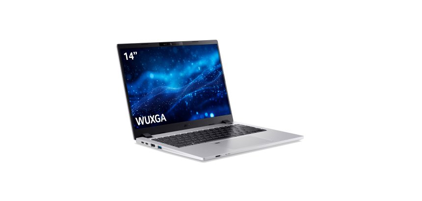 Acer TravelMate TMP214-56-TCO-58VG Intel Core 5 120U Ordinateur portable 35,6 cm (14") WUXGA 16 Go DDR5-SDRAM 512 Go SSD Wi-Fi 6E (802.11ax) Windows 11 Pro Argent Français