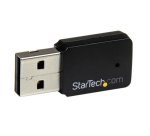 StarTech.com Mini Adaptador de Red USB 2.0 Inalámbrico Wireless-AC de Banda Doble AC600 - Wifi 802.11ac 1T1R