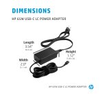 HP 65W USB-C LC Power Adapter