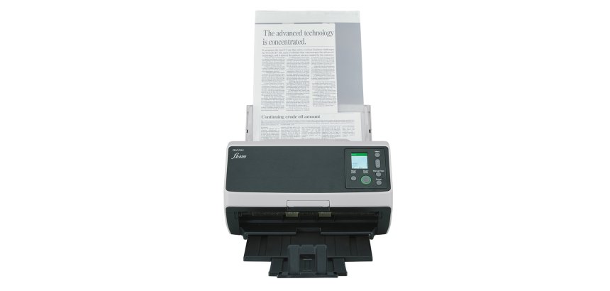 Ricoh fi-8190 Numériseur chargeur automatique de documents (adf) + chargeur manuel 600 x 600 DPI A4 Noir, Gris