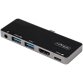 StarTech.com Adaptateur Multiport USB-C - USB-C vers 4K 60Hz HDMI 2.0 - Power Delivery Passthrough 100W - Hub USB 3.0 3 Ports - Audio - Mini Dock USB-C - Travel Dock USB Type-C