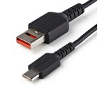 StarTech.com Câble chargeur sécurisé 1 m - Data Blocker - Câble USB-A vers USB-C - Protection No-Data Charge/Alim. pour SmartPhone/Tablette – Câble Blocage Transfert Données USB