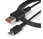 StarTech.com Câble chargeur sécurisé 1 m - Data Blocker - Câble USB-A vers USB-C - Protection No-Data Charge/Alim. pour SmartPhone/Tablette – Câble Blocage Transfert Données USB