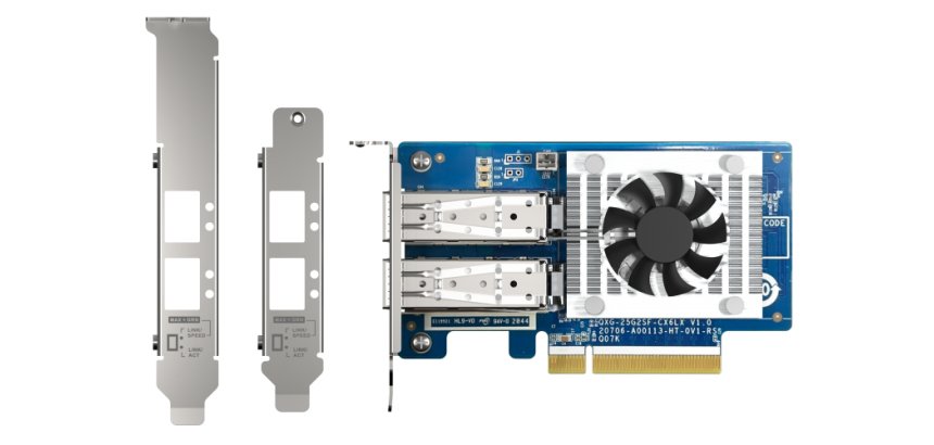 QNAP QXG-25G2SF-CX6 network card Internal Fiber 25000 Mbit/s