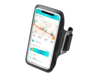 Celly ARMBSPORTBK funda para teléfono móvil 17,5 cm (6.9") Brazalete caso Negro, Transparente