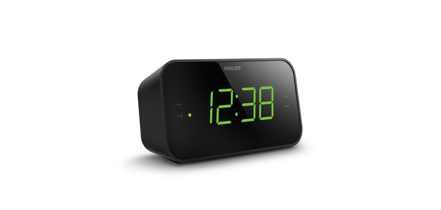 Philips TAR3306/12 alarm clock Digital alarm clock Black