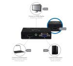 StarTech.com Switch 2x1 HDMI et VGA vers HDMI avec convertisseur VGA vers HDMI et commutation prioritaire - 1080p
