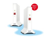 Mesh Set FRITZ! 4200 2-pack Edition International Bi-bande (2,4 GHz / 5 GHz) Wi-Fi 6 (802.11ax) Rouge, Blanc 2x2/4x4