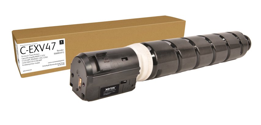 Toner remanufacturé Noir Everyday™ de Xerox compatible avec Canon C-EXV47 (8516B002), Capacité standard