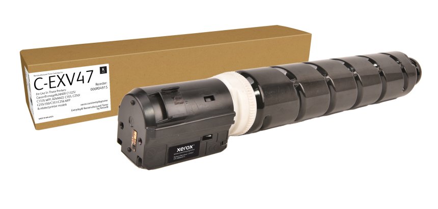 Toner remanufacturé Noir Everyday™ de Xerox compatible avec Canon C-EXV47 (8516B002), Capacité standard